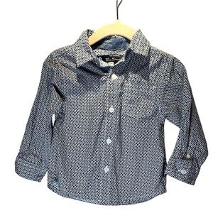 Ben Sherman Baby Boy’s Button up Pattern Shirt Size 12 Months